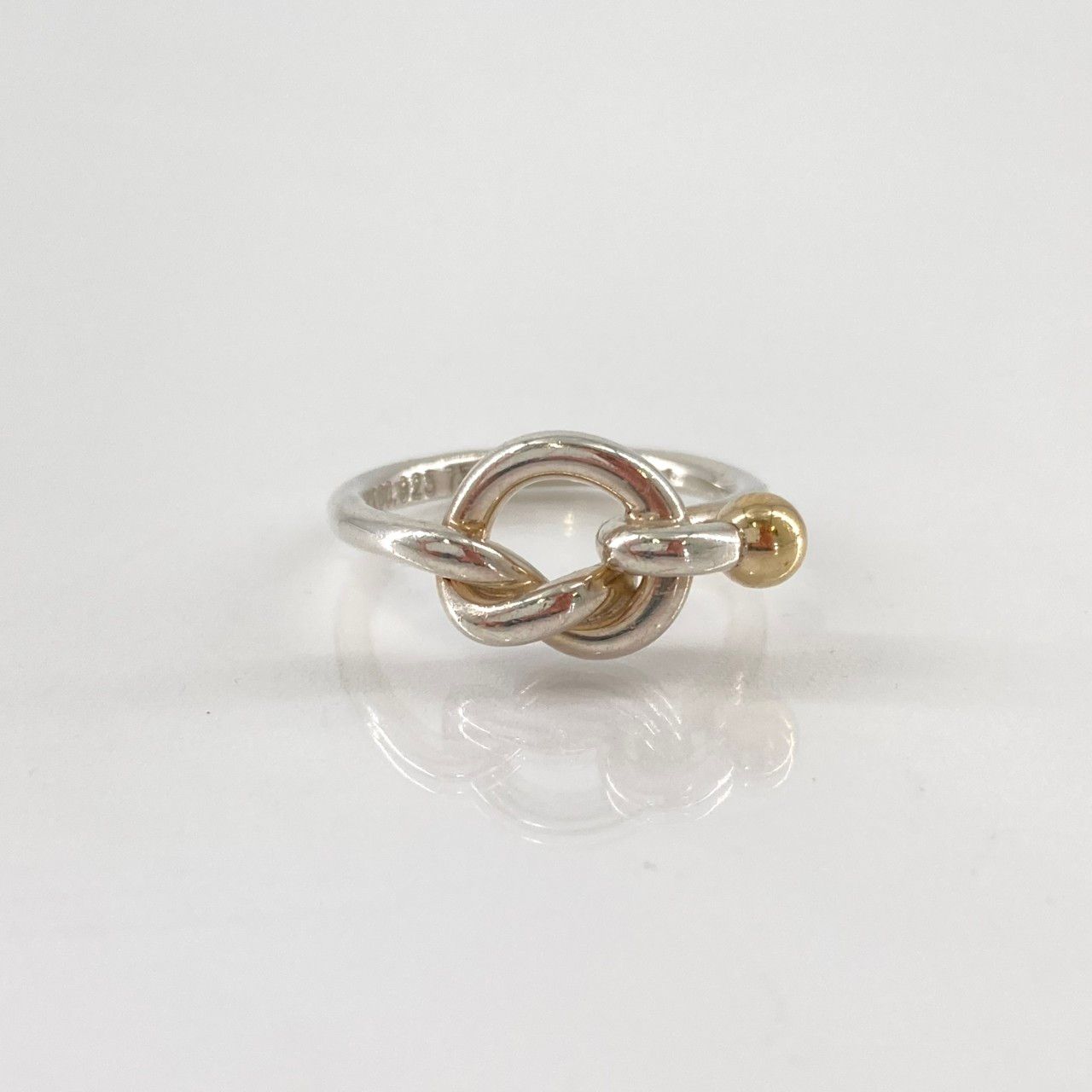 TIFFANY&Co.（ティファニー） ラブノット Ag925/750 ＃10号 リング