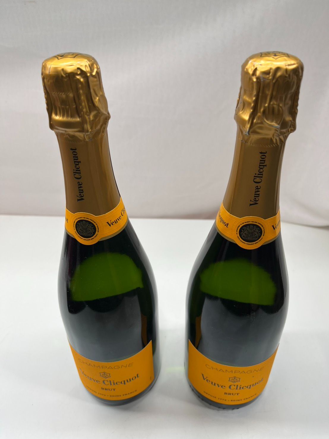 未開封 2本 Veuve Clicquot ヴーヴ クリコ イエロー ブリュット 12