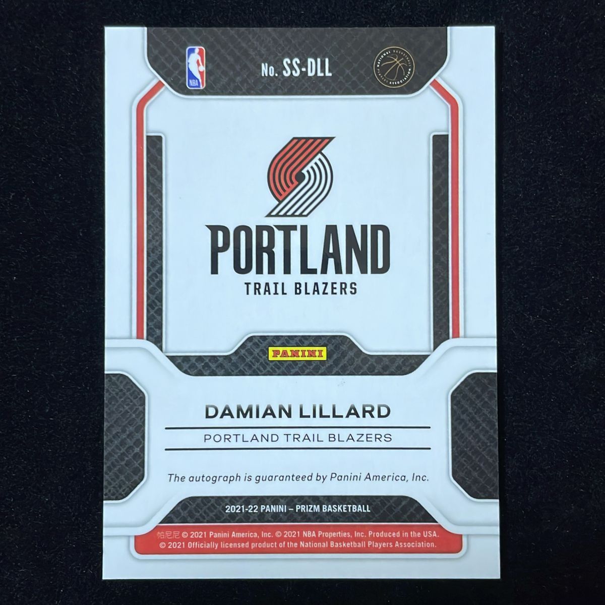 Damian Lillard デイミアン・リラード Panini Prizm 2021-22 Auto 
