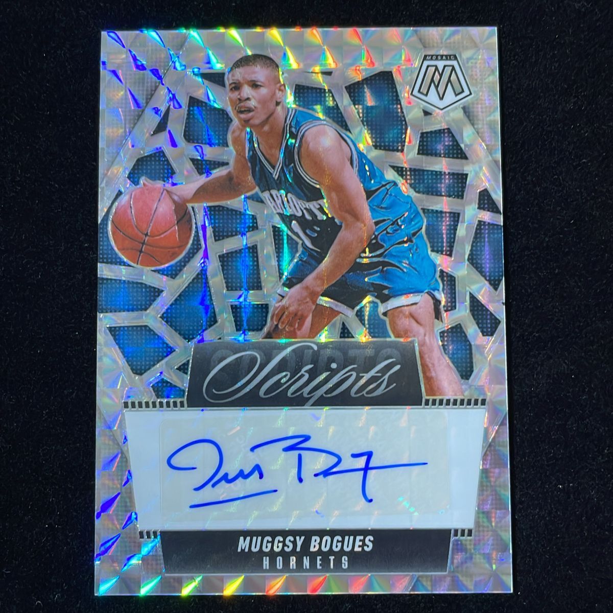 Muggsy Bogues マグシー・ボーグス Panini Mosaic 2024-25 Auto サイン 