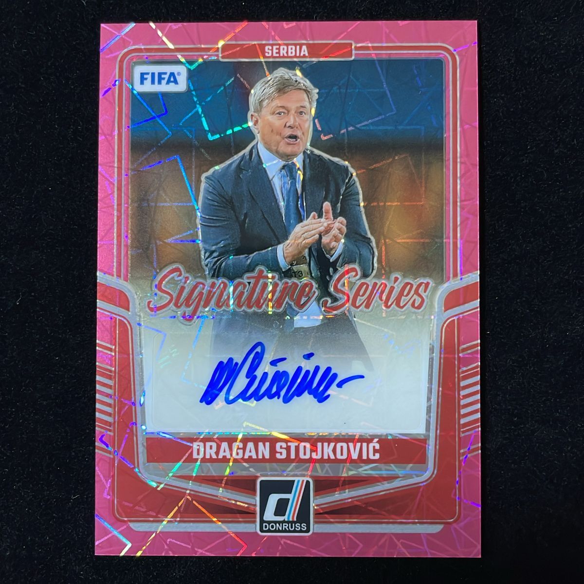 ドラガン・ストイコビッチPanini Select Serie 直筆サインカード Dragan Stojkovic ドラガン・ストイコビッチ Panini Donruss 2024-25