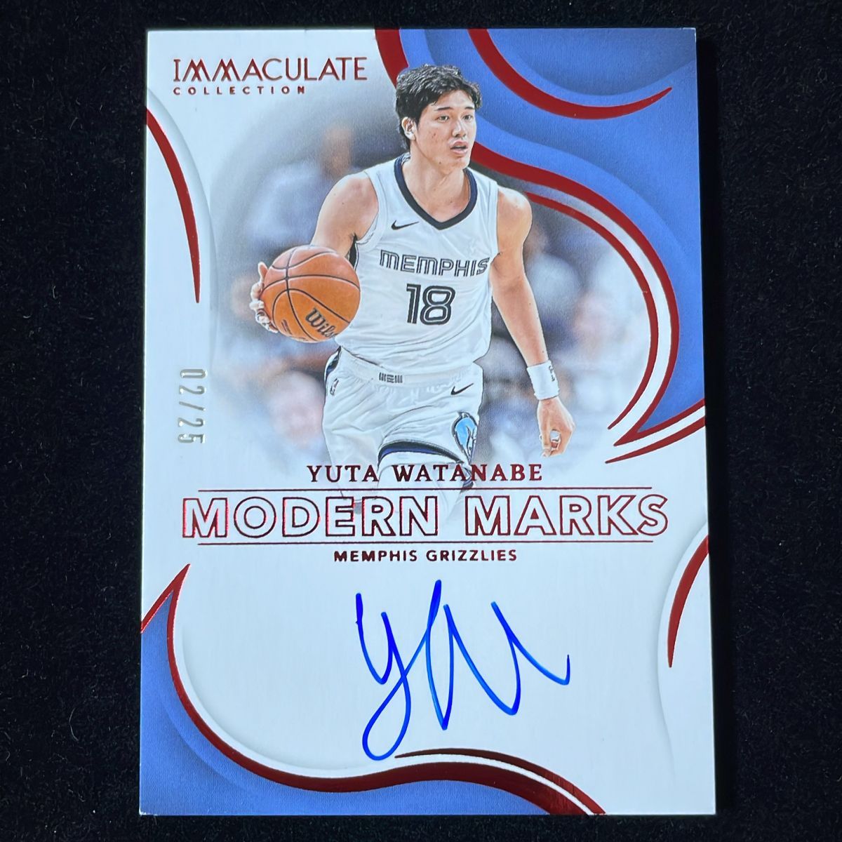 25枚限定】渡邊雄太 Watanabe Yuta Panini Immaculate 2023-24 /25