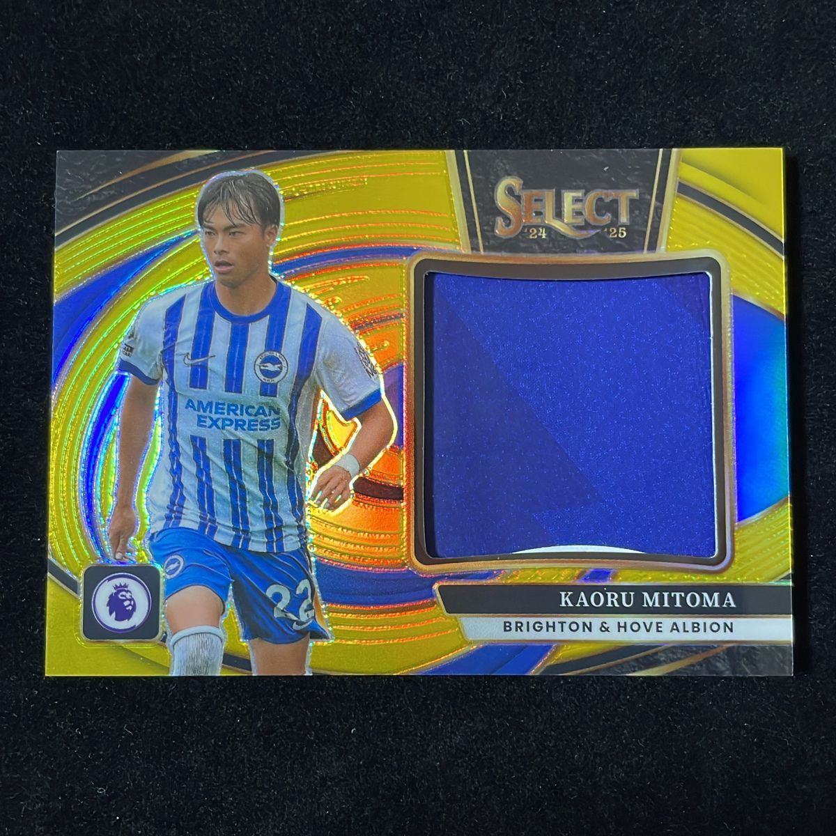 三笘薫 2024-25 Panini Select Premier League Stained Glass Kaoru Mitoma