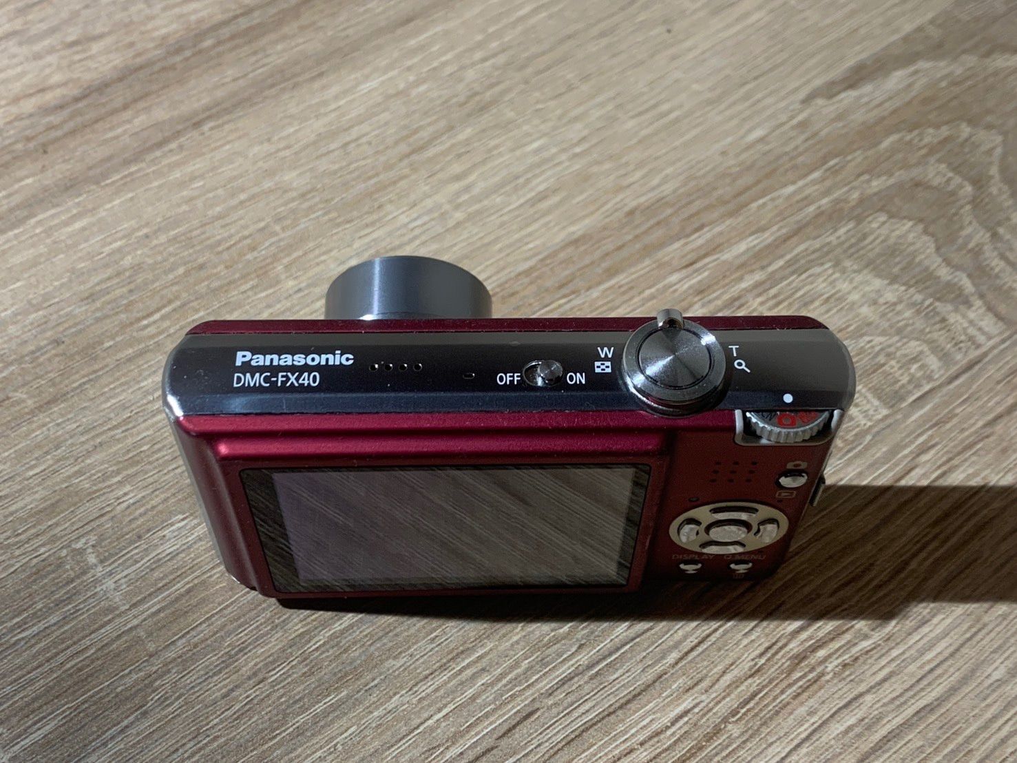 0072 Panasonic Lumix DMC-FX40 レッド デジカメ ジャンク品【宅
