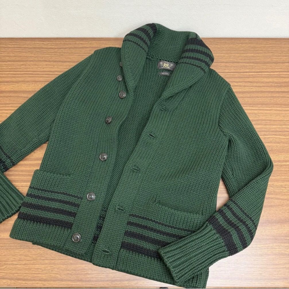 RRL ショールカラーニット 緑 XS 楽天市場】RRL ラルフローレン DOUBLE