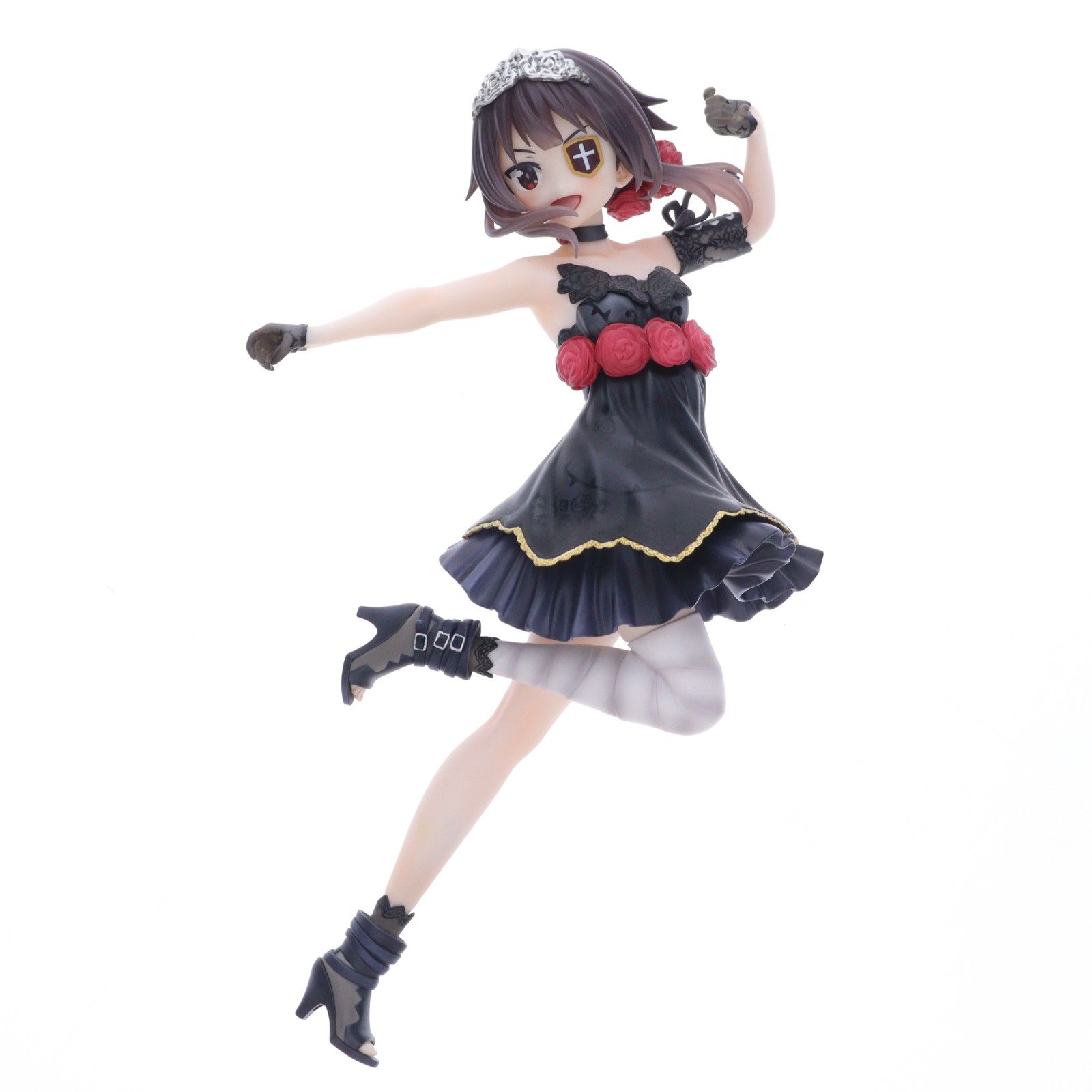 FURYU HOBBY MALL限定 めぐみん 漆黒の薔薇ドレスver. この素晴らしい世界に祝福を! 1/7 完成品 フィギュア(AMU-FNX0954) フリュー FURYU HOBBY MALL限定 めぐみん 漆黒の薔薇ドレスver. この素晴らしい