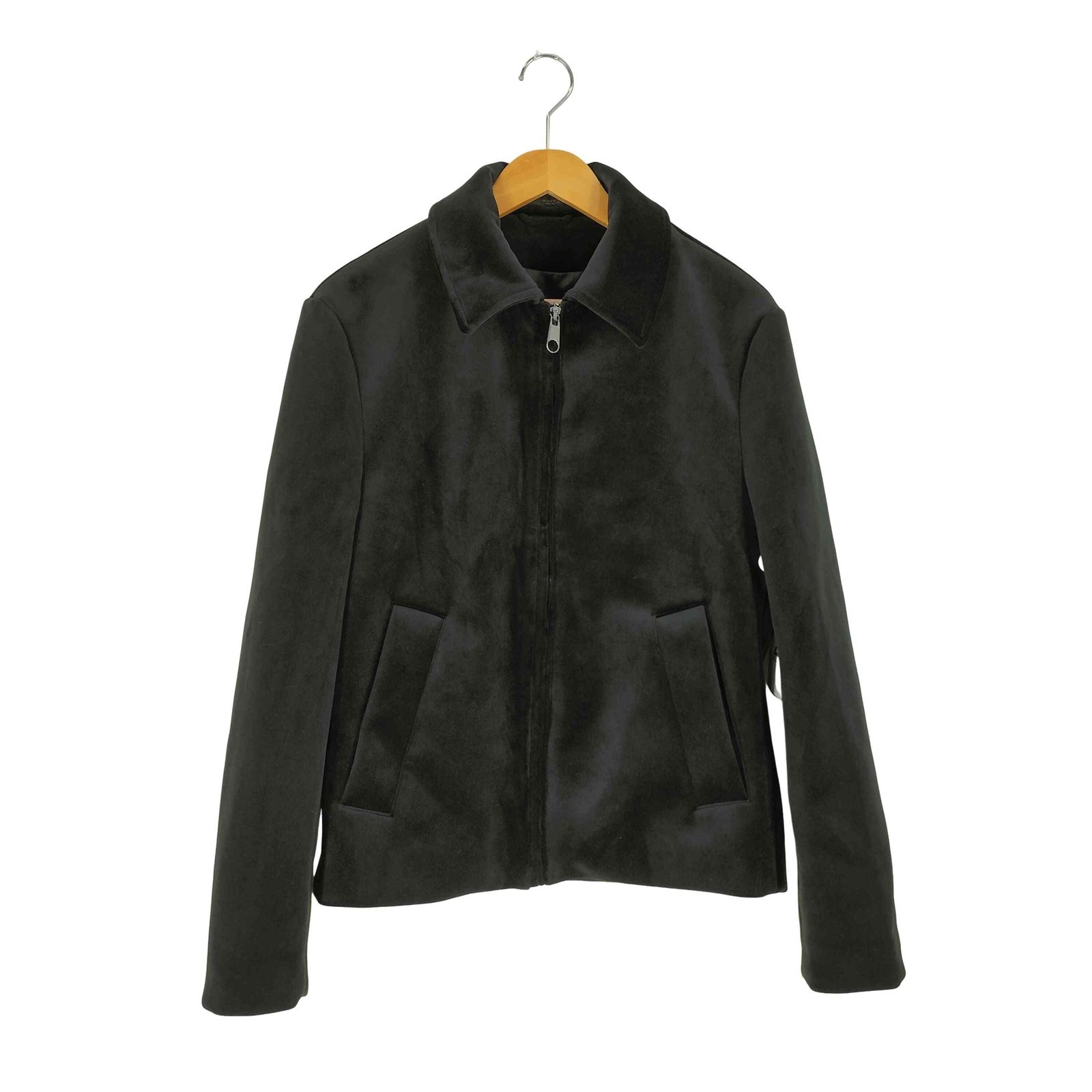 ザラ ZARA レギュラー フィット ベルベット ジャケット メンズ import 