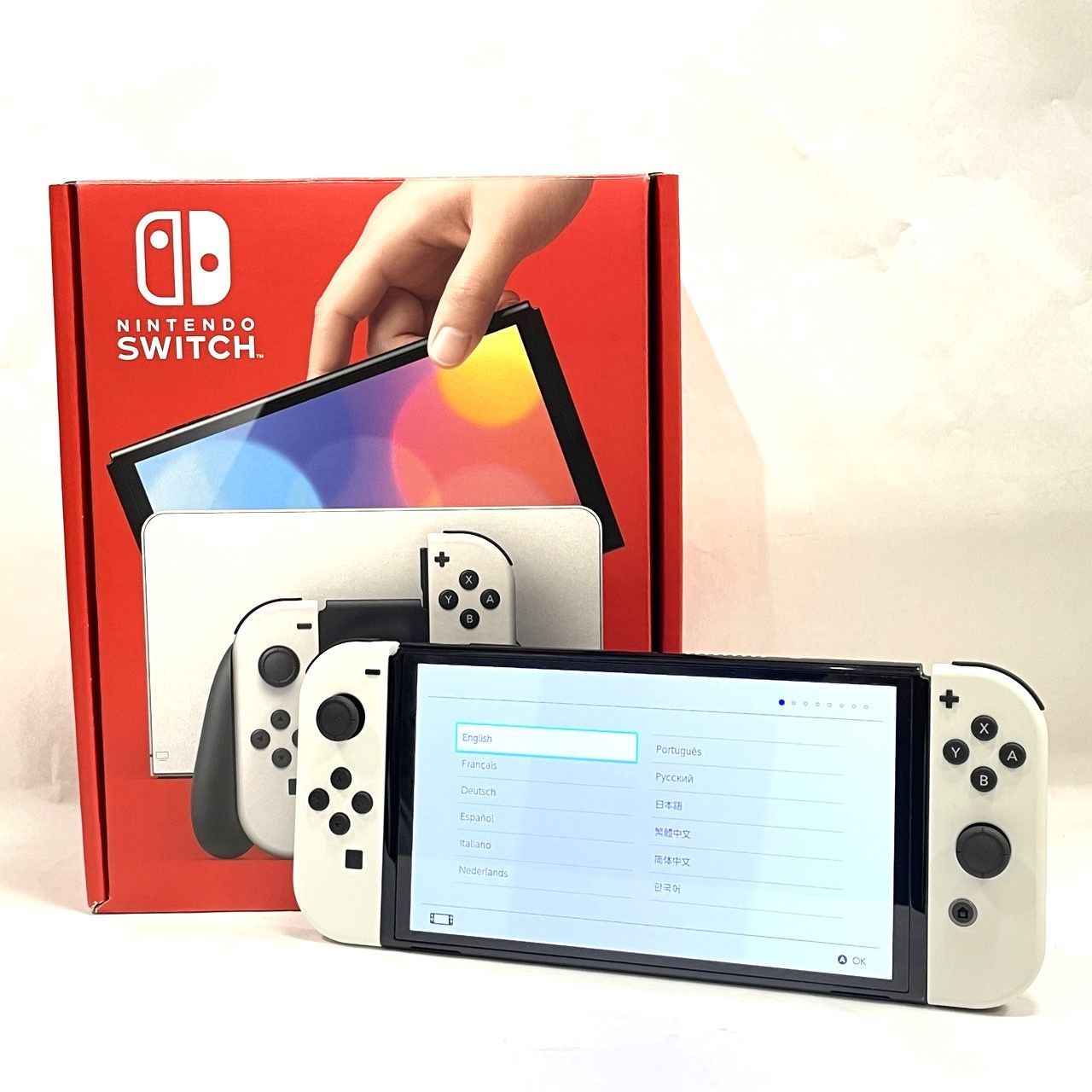 【苫小牧バナナ】ほぼ未使用！Nintendo/任天堂 HEG-S-KAAA switch 有機ELモデル ホワイト 付属品未使用 ゲーム ニンテンドー スイッチ 白♪ Nintendo (ニンテンドー) Nintendo Switch(有機ELモデル) HEG-S-KAAA