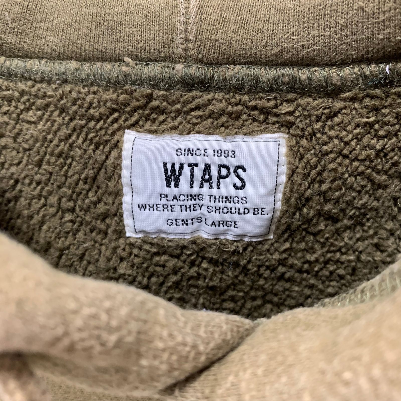 ダブルタップス W)taps 16AW DESIGN HOODED フロントロゴプリント 