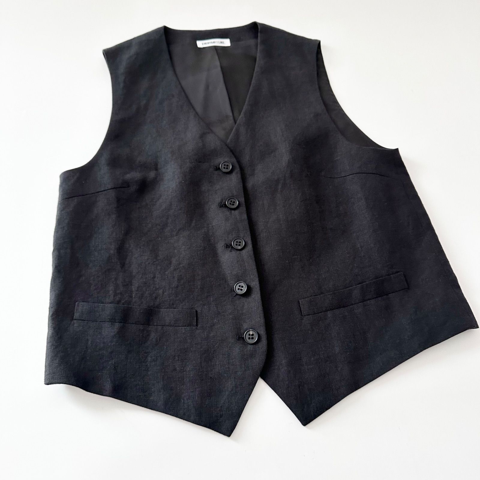 ドゥーズィエムクラス Deuxieme Classe EVERYDAY I LIKE Linen Vest