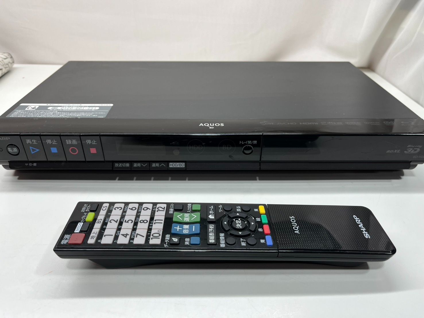 SHARP AQUOSブルーレイ BD-H30 シャープ(SHARP) AQUOS ブルーレイディスクレコーダー BD-H30 320GB