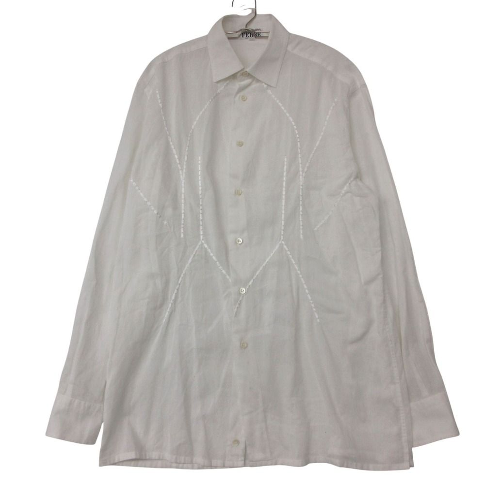GIANFRANCO FERRE JEANS ジャンフランコフェレ　長袖シャツS Gianfranco FERRE - 未使用 ジャンフランコフェレ Gianfranco Ferre