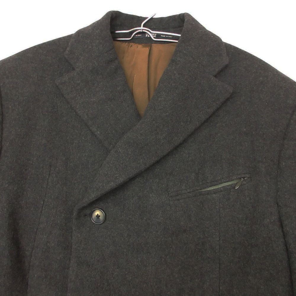 GIANFRANCO FERRE ジャンフランコ フェレ　レザーコート　50㌅ 1243001001226_1.jpg