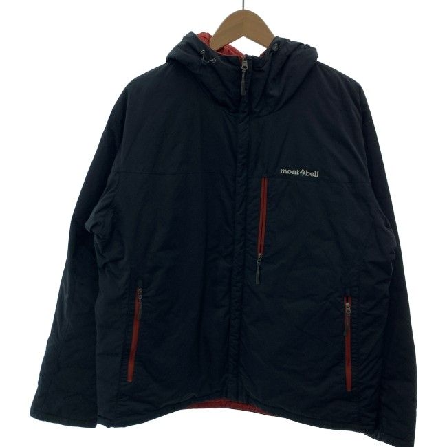 7W4 mont-bell リバーシブルダウンジャケット　古着used 中古】 mont-bell ダウンジャケット ナイロンジャンパー リバーシブル