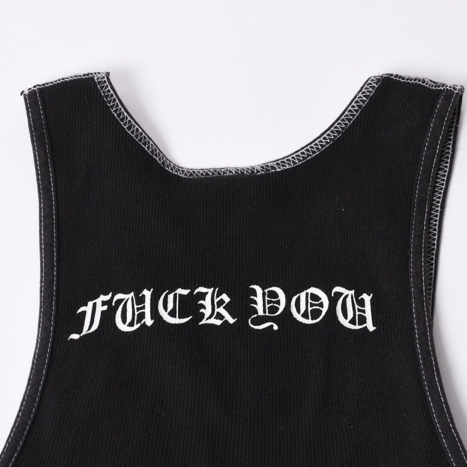 CHROME HEARTS クロムハーツ タンクトップ ブラックカラー ホワイトロゴ USA製 アメリカ製 サイズS 美品 中古 4a001007 CHROME HEARTS クロムハーツ タンクトップ ブラックカラー ホワイト