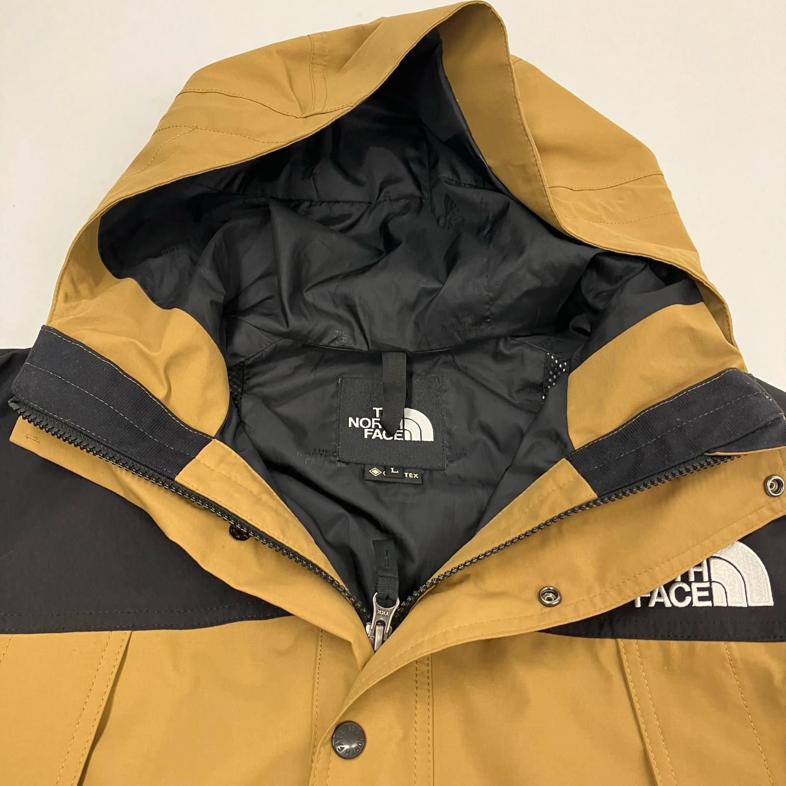 【イオン広店】 中古 THE NORTH FACE | ザ・ノースフェイス マウンテンパーカー MOUNTAIN LIGHT JACKET NP11834 ベージュ サイズ：L 【92】 イオン広店】 中古 THE NORTH FACE | ザ・ノースフェイス マウンテン