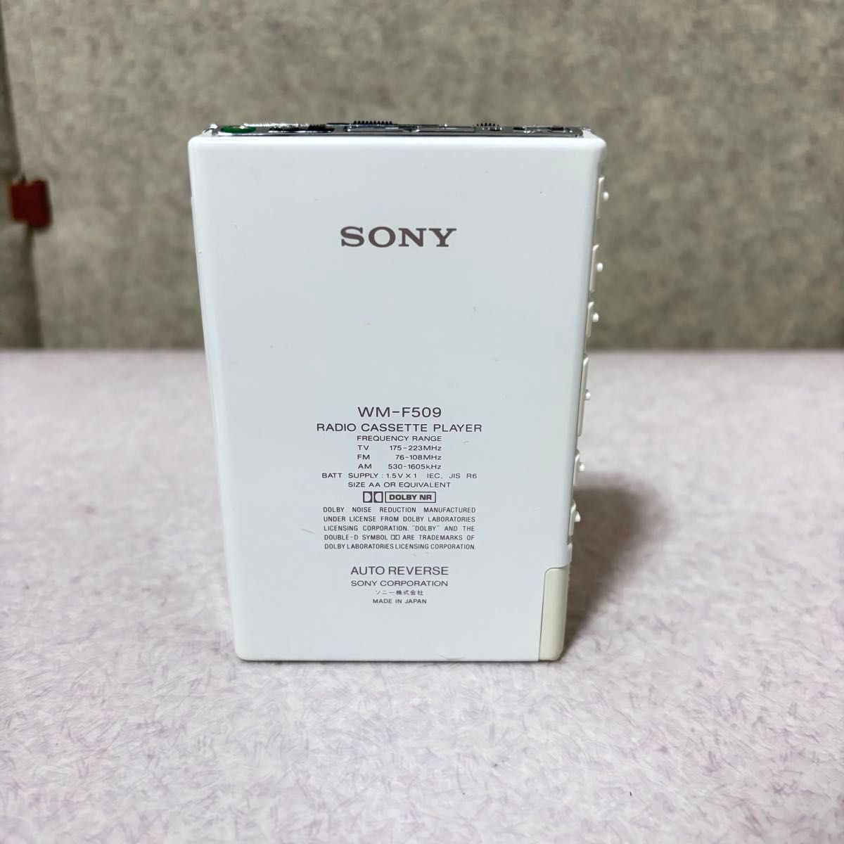 SONY WM-F509カセットプレーヤー動作美品 SONY WALKMAN ウォークマン WM-F509 カセットプレーヤー ソニー｜Yahoo