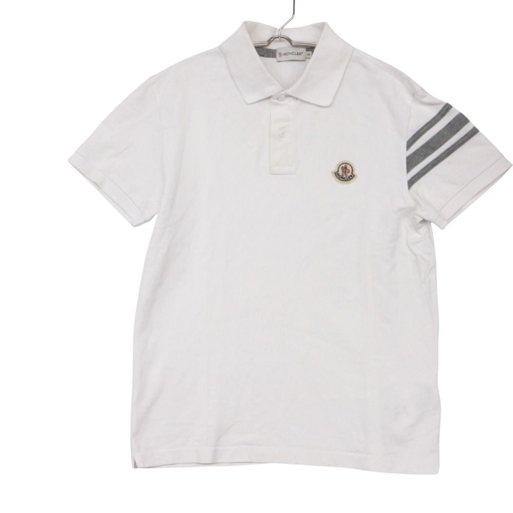 MONCLER モンクレール ポロシャツ ロゴワッペン 鹿の子 トップス 半袖