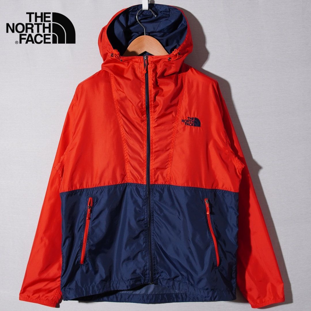 ノースフェイス THE NORTH FACE ナイロンジャケット M レッド ネイビー 