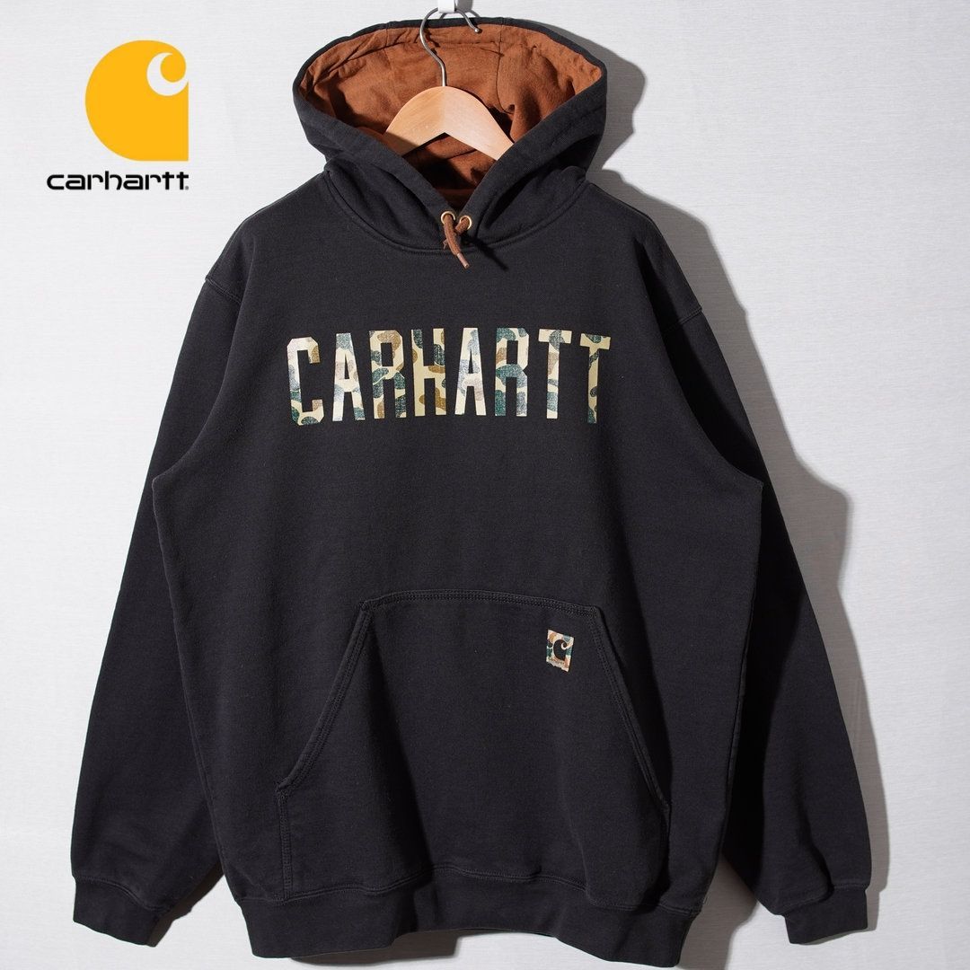 Carhartt カモ柄 パーカー Lサイズ Carhartt（カーハート） パーカー メンズ スウェット プルオーバー
