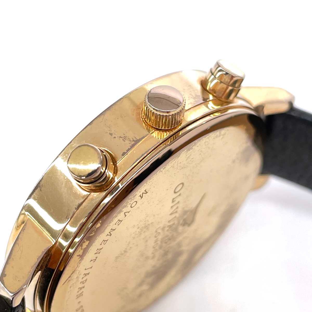OLIVIA BURTON オリビアバートン 腕時計 クォーツ SS×レザー/ ローズ