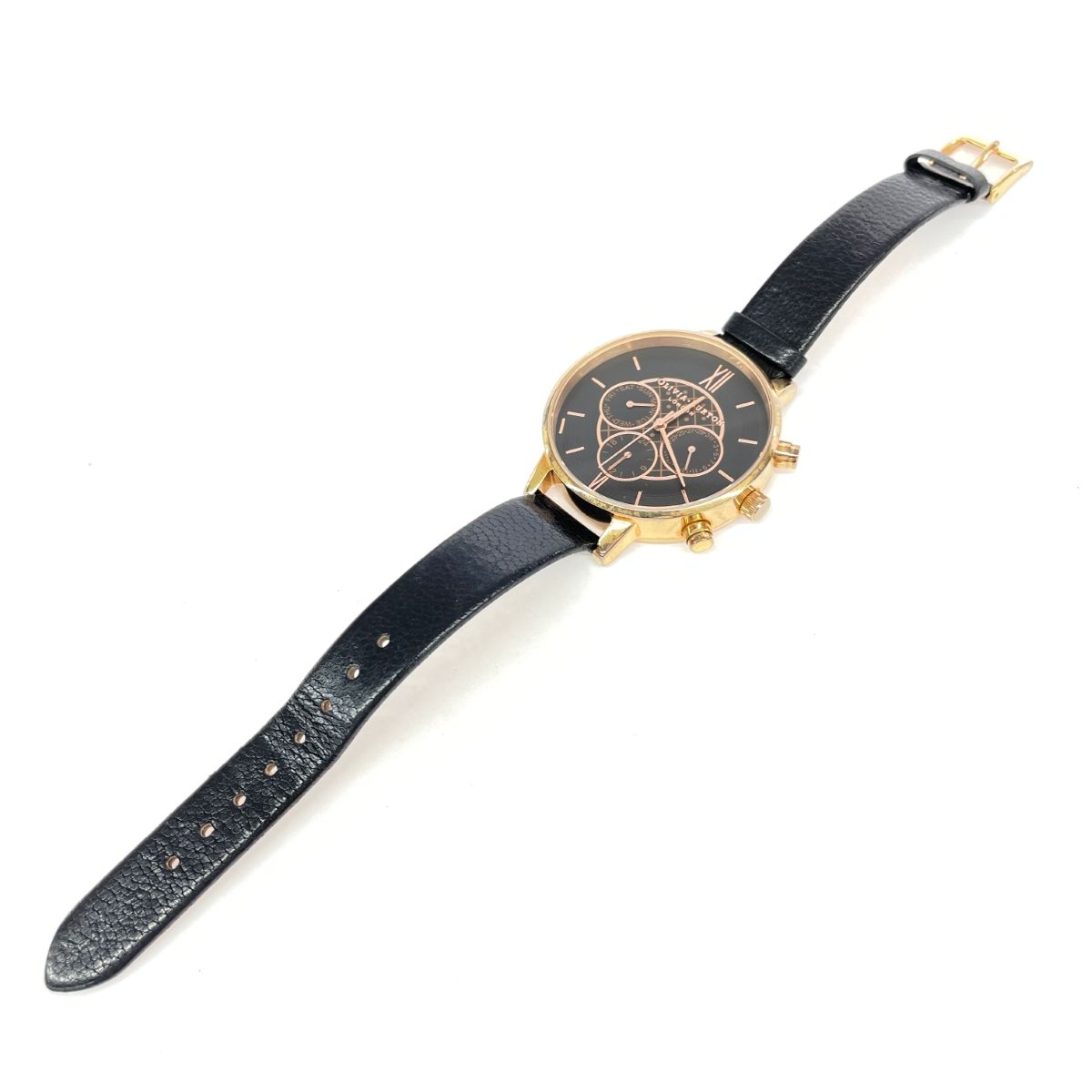 OLIVIA BURTON オリビアバートン 腕時計 クォーツ SS×レザー/ ローズ