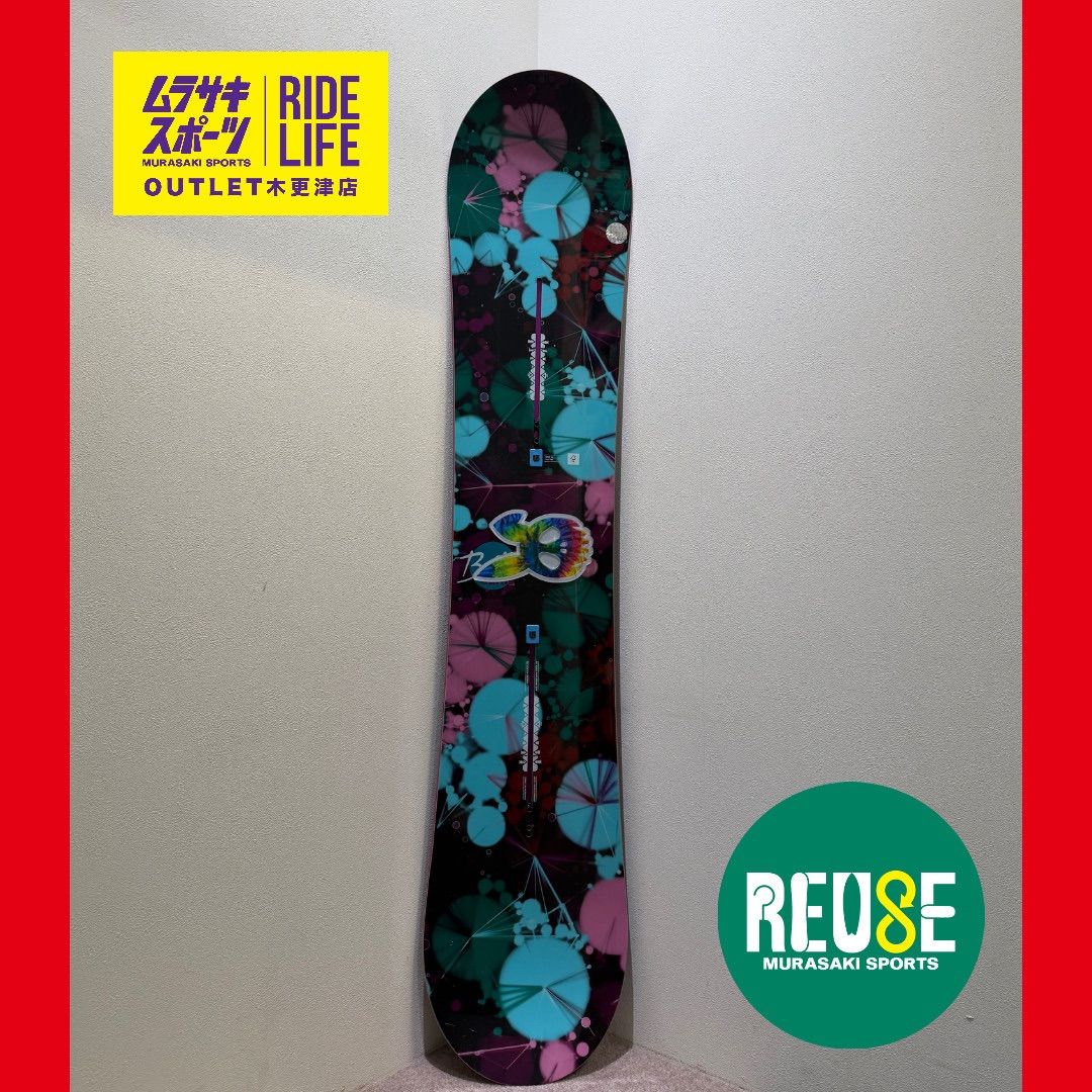 中古Burtonスノーボード BURTON (バートン) PROCESS OFF-AXIS スノーボード 152cm ブラック