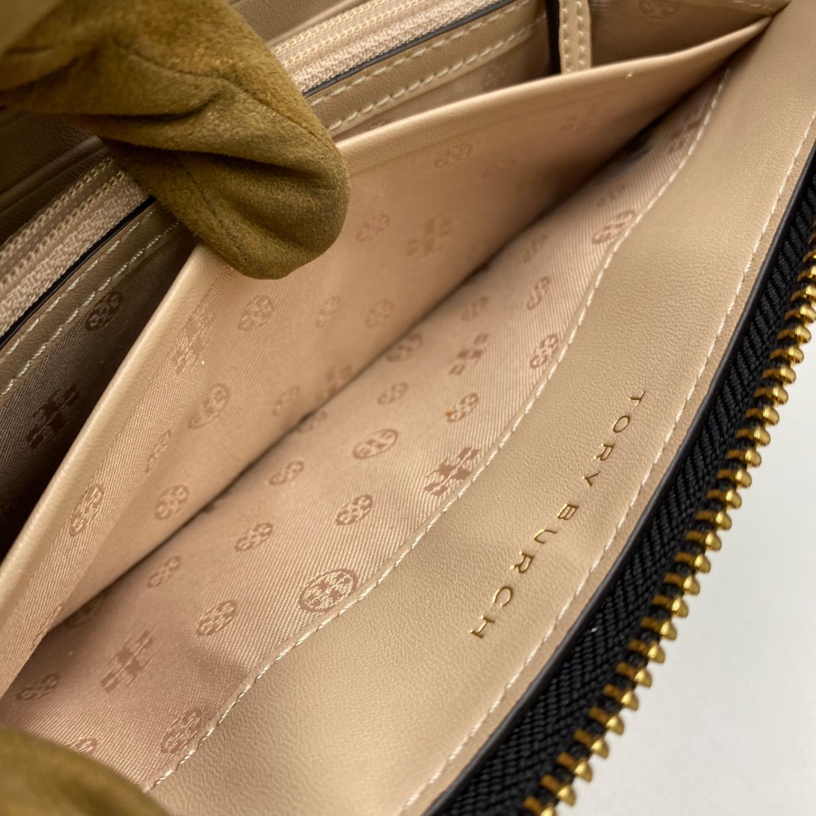 極上美品 TORY BURCH トリーバーチ 財布 ウォレット ロゴ レザー 