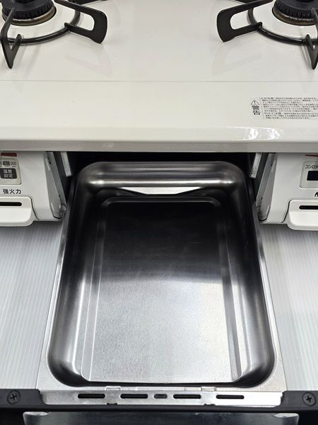 中古の都市ガスコンロ 極美品】リンナイ 都市ガスコンロ KG64TW2 グリル未使用！2022年製