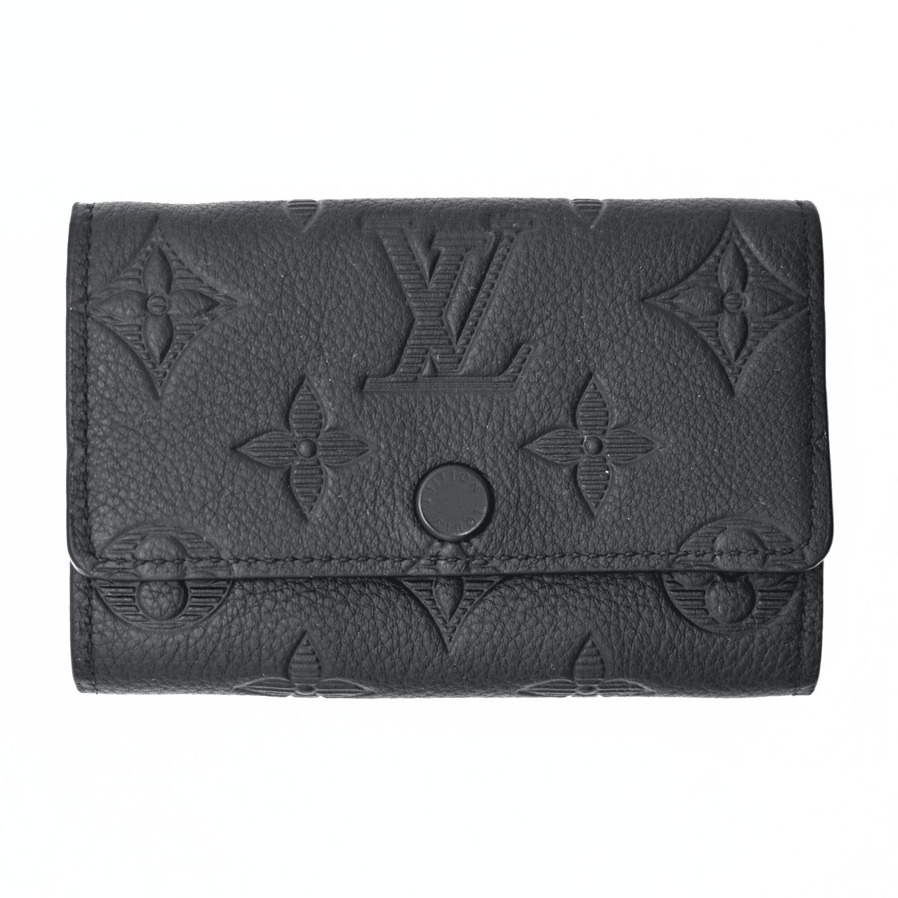 LOUIS VUITTON ルイヴィトン モノグラム シャドウ M14825 ミュルティクレ6 レザー 6連キーケース ブラック 黒 鍵入れ（29013）