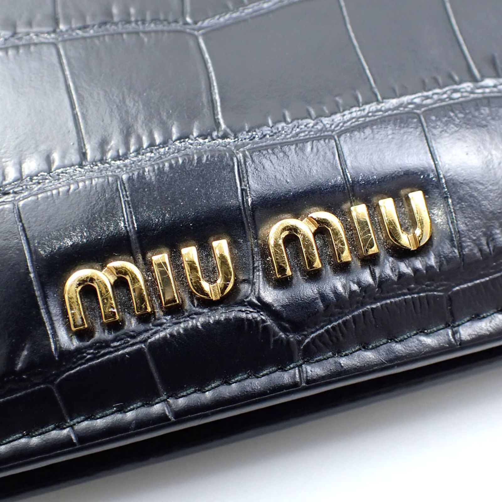 ミュウミュウ(Miu Miu) ミュウミュウ 二つ折り 財布 レディース 