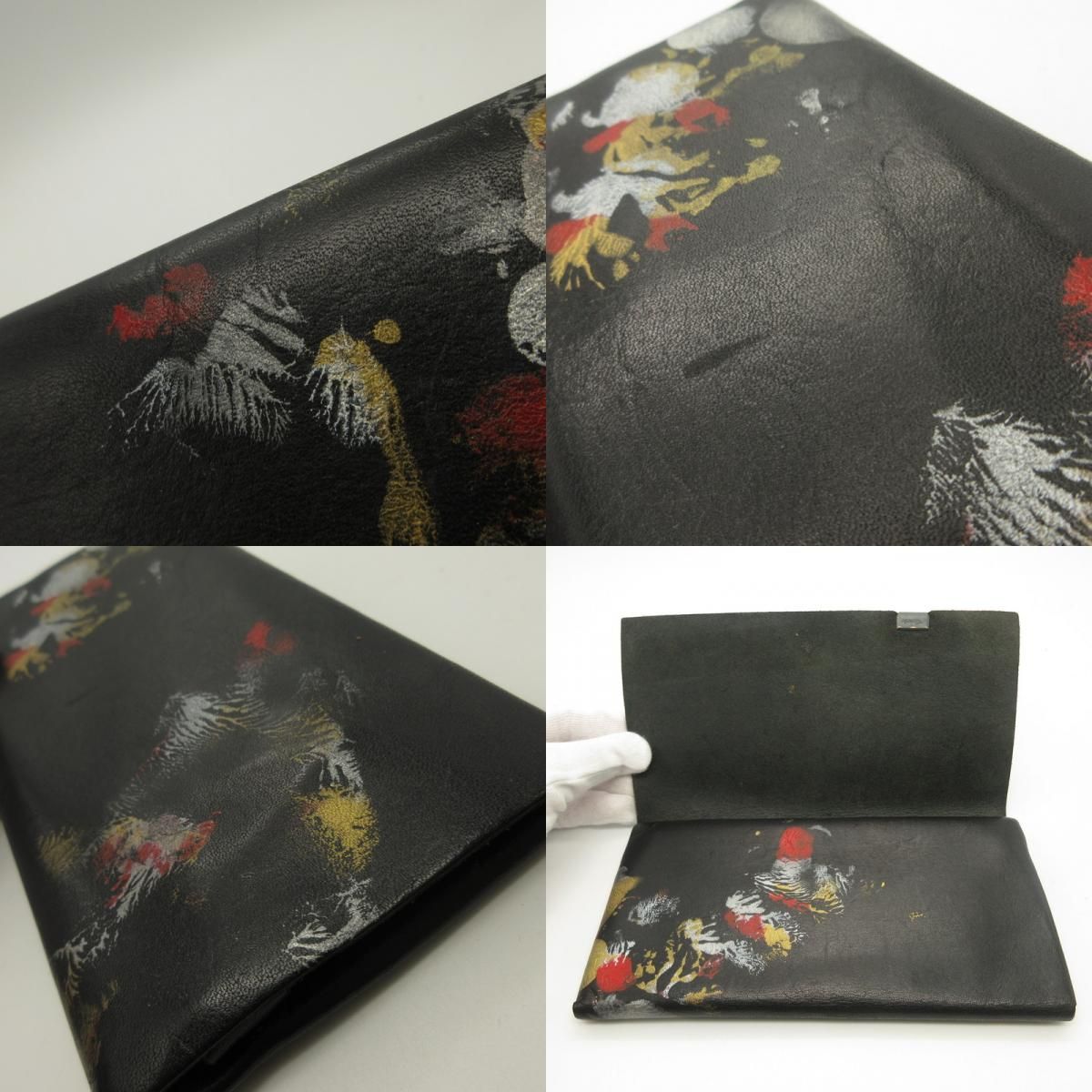 姫路東店】 中古 所作 shosa | ショサ 長財布 カーフスキン 【124
