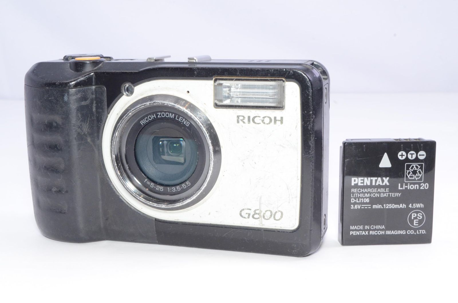 RICOH デジタルカメラ G800 広角28mm 防水5m 耐衝撃2.0m 防塵 耐薬品性