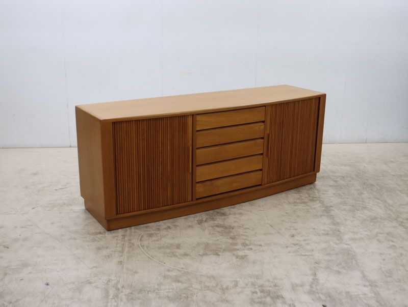 ◇北欧◇ ヴィンテージ 蛇腹扉 タンブール扉 tambour door