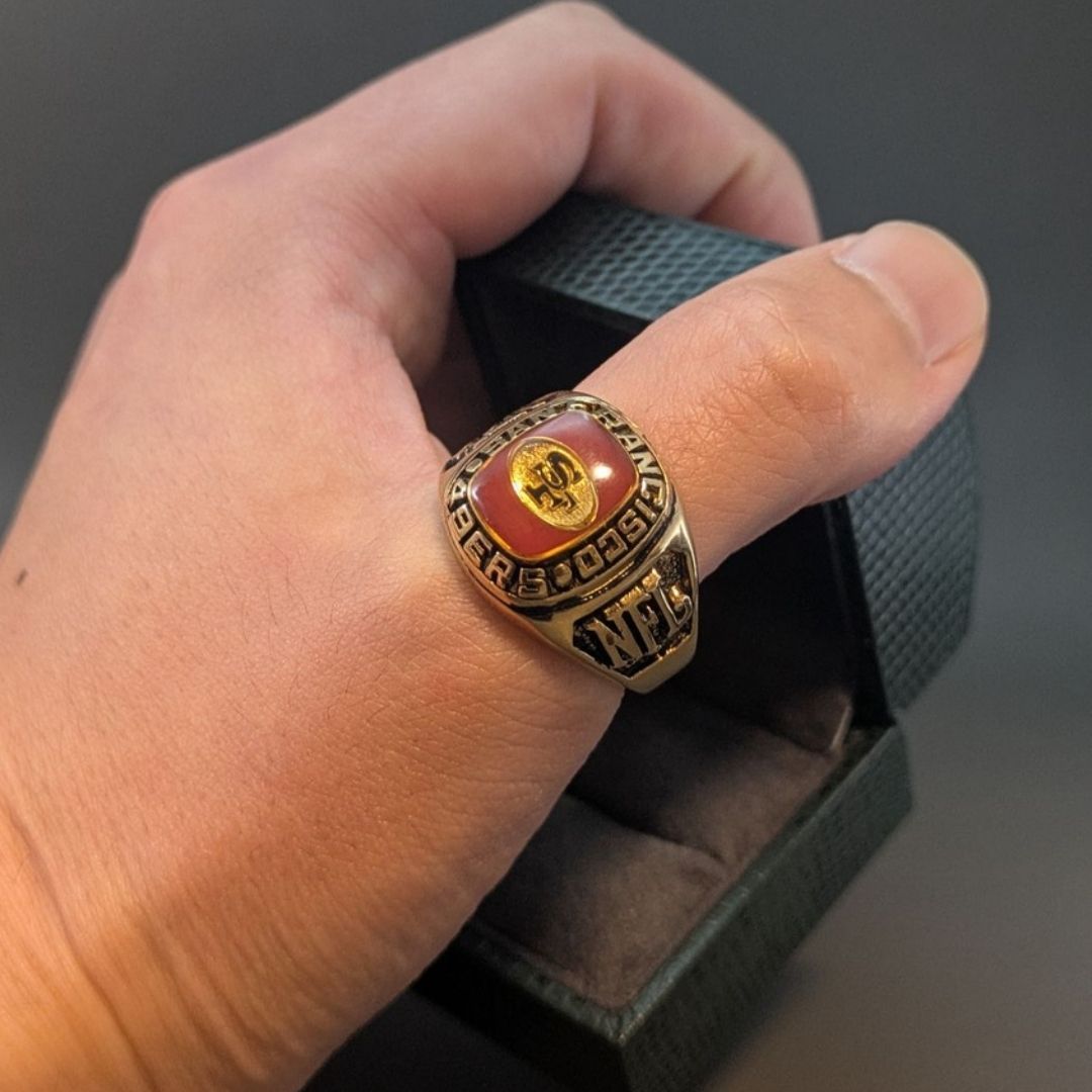 米国ヴィンテージ NFL 49ers チャンピオンリング 30号以上 ビッグ
