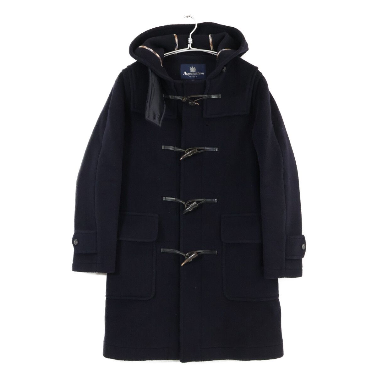 Aquascutum アクアスキュータム ネイビー 2227452858 ウール ダッフル 