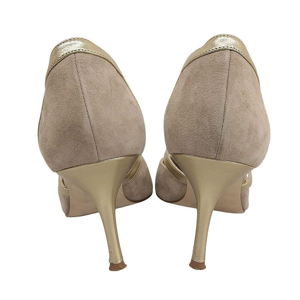 MANOLO BLAHNIK マノロブラニク PALIATA レザー×スエード ヒール