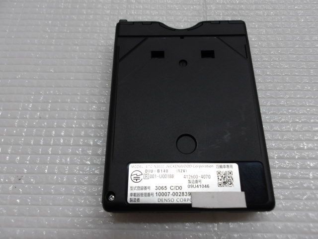 KENWOOD ケンウッド ETC車載器 ETC-N3000 DIU-B140 - メルカリ