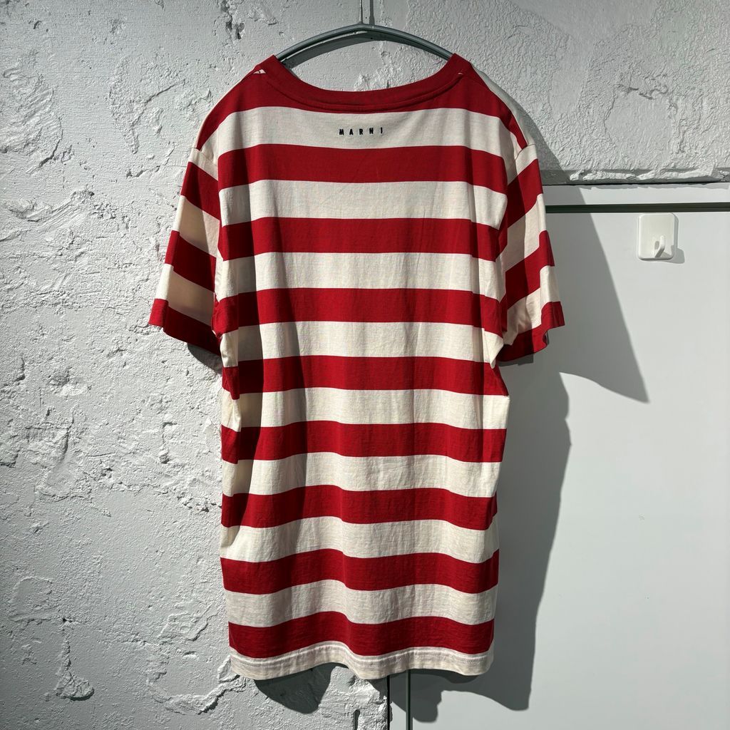MARNI マルニ GIFTING STRIPE S/S 3P T-SHIRT 半袖ボーダーTシャツ 