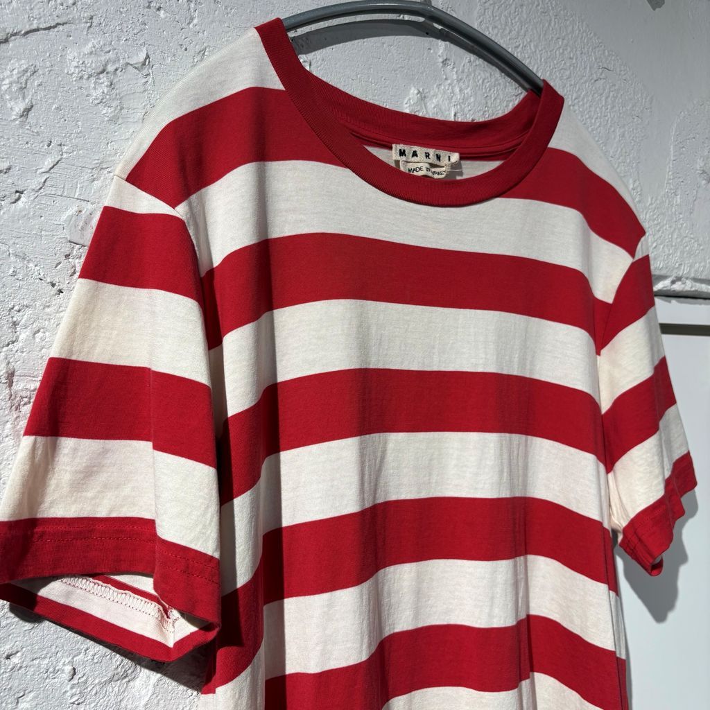 MARNI マルニ GIFTING STRIPE S/S 3P T-SHIRT 半袖ボーダーTシャツ 