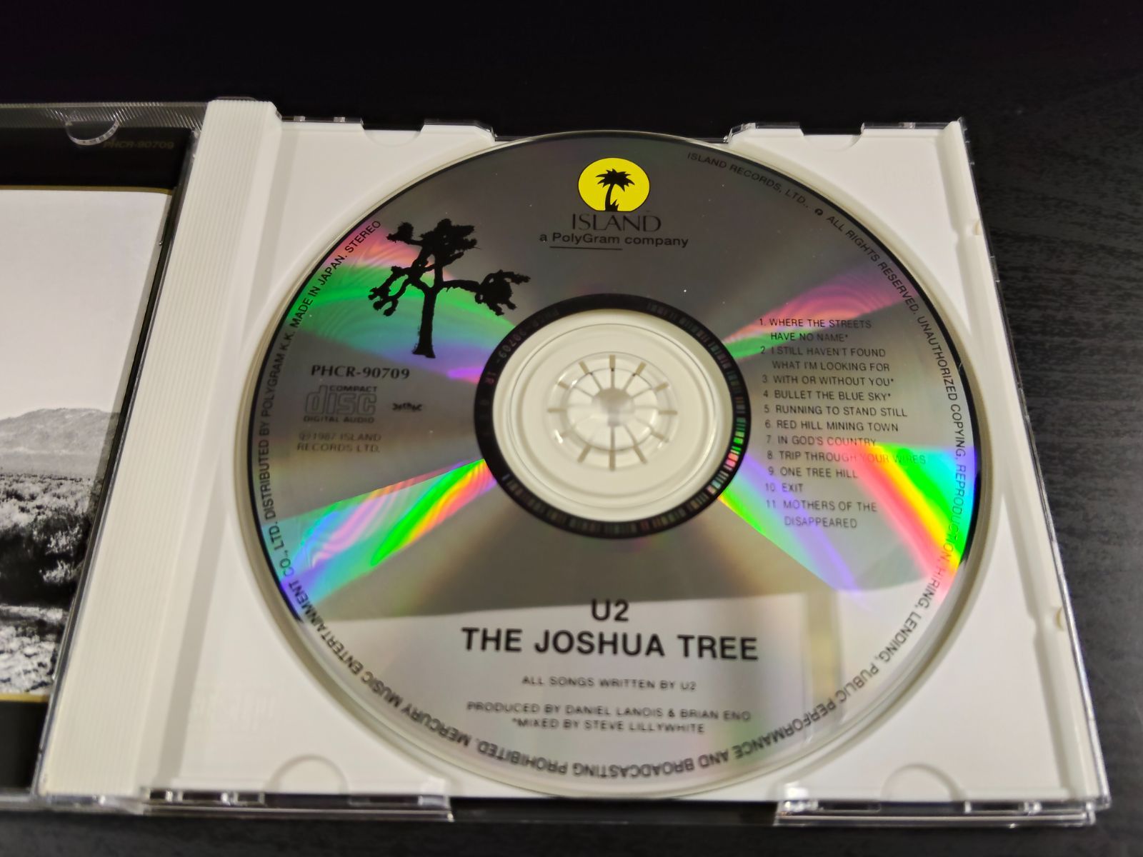 CD0192 U2 ユー・ツー ヨシュア・ツリー 帯付き CD 洋楽 名盤 ロック