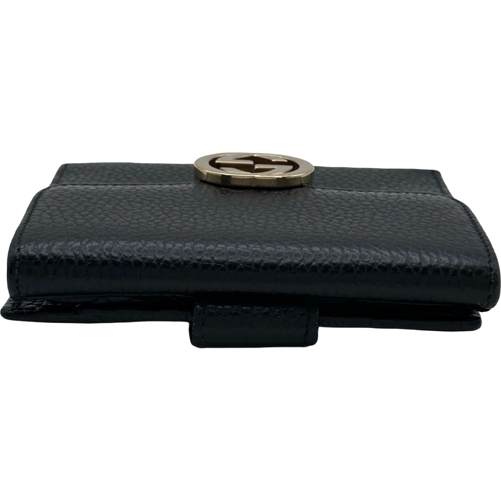 グッチ GUCCI インターロッキングG Wホック コンパクト財布 615525