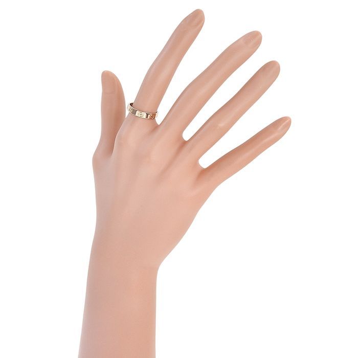 CARTIER カルティエ ミニラブ リング K18PG 750 ピンクゴールド ＃52 