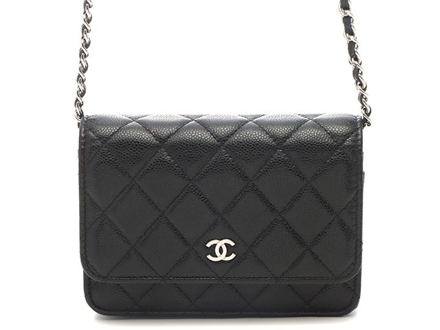 シャネル  ミニマトラッセ キャビアスキンチェーンショルダーバッグ レディース CHANEL（シャネル） ミニ マトラッセ チェーン ショルダーバッグ