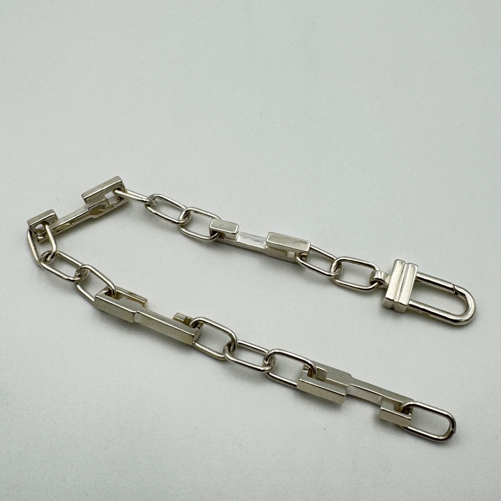 GUCCI グッチ スクエアG リンクチェーン ブレスレット SV925