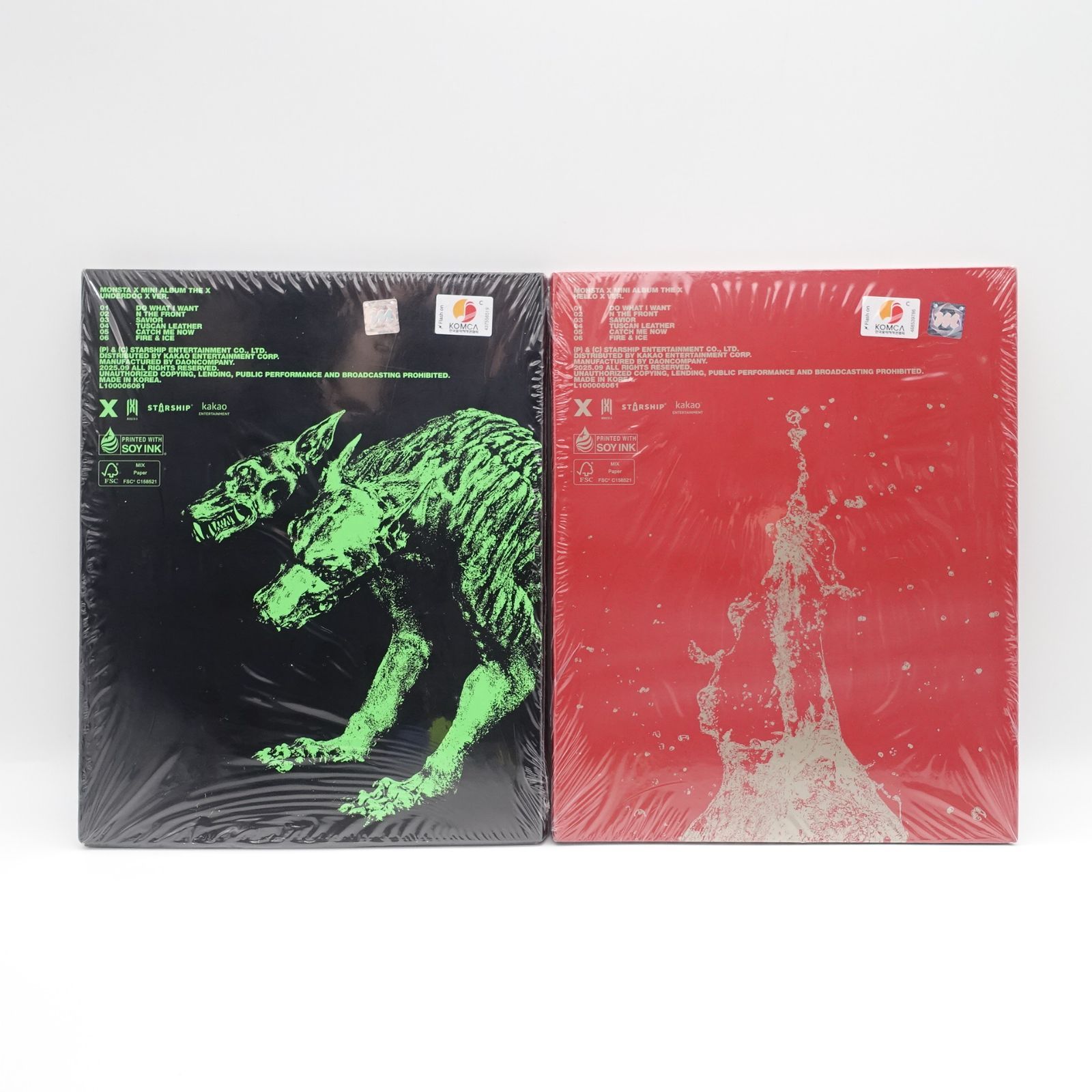 MONSTA X THE X 未開封 CD アルバム HELLO X Ver. UNDERDOG X VER 