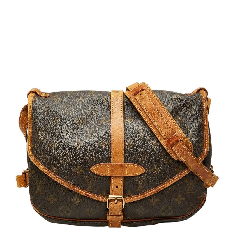 ■■LOUIS VUITTON ルイヴィトン モノグラム ソミュール30 ショルダーバッグ M42256 ブラウン ルイヴィトンソミュール 30 14145 ブラウン レディース モノグラム