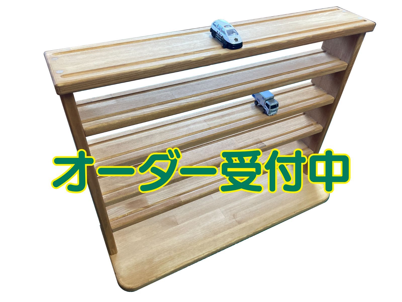 ベビー・キッズおもちゃ 【フルオーダー受付】木製ミニカー収納タワー 