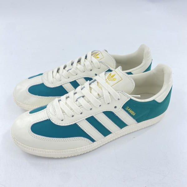 中古】adidas Samba OG Off White Collegiate Green スニーカー 25cm