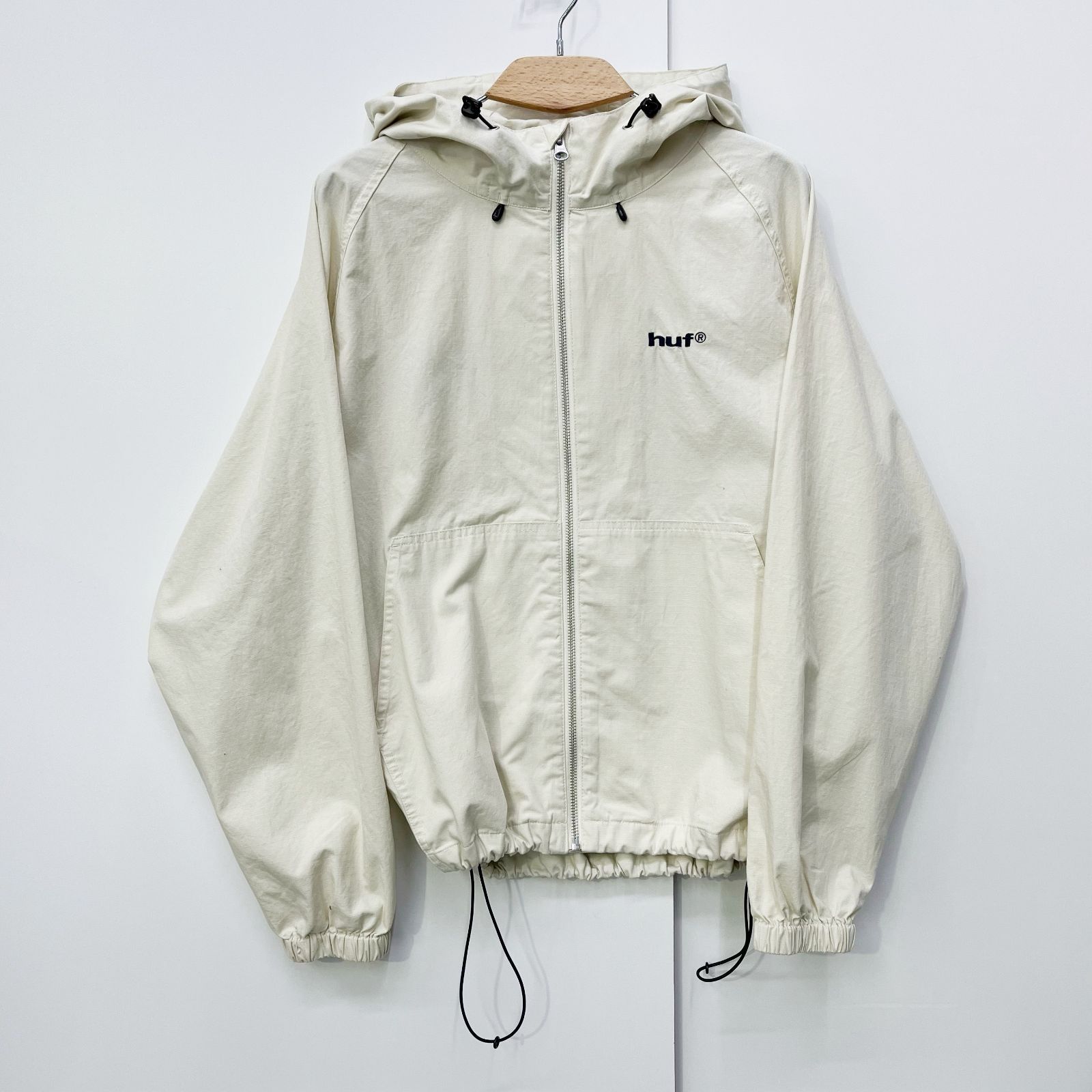 タグ付き HUF eightynine HOODED JACKET ハフ ナイロンジャケット 